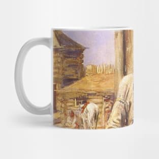 “Buffalo Coat” by Charles Russell Mug